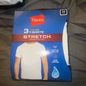 3xl white tshirts hames brand nwt